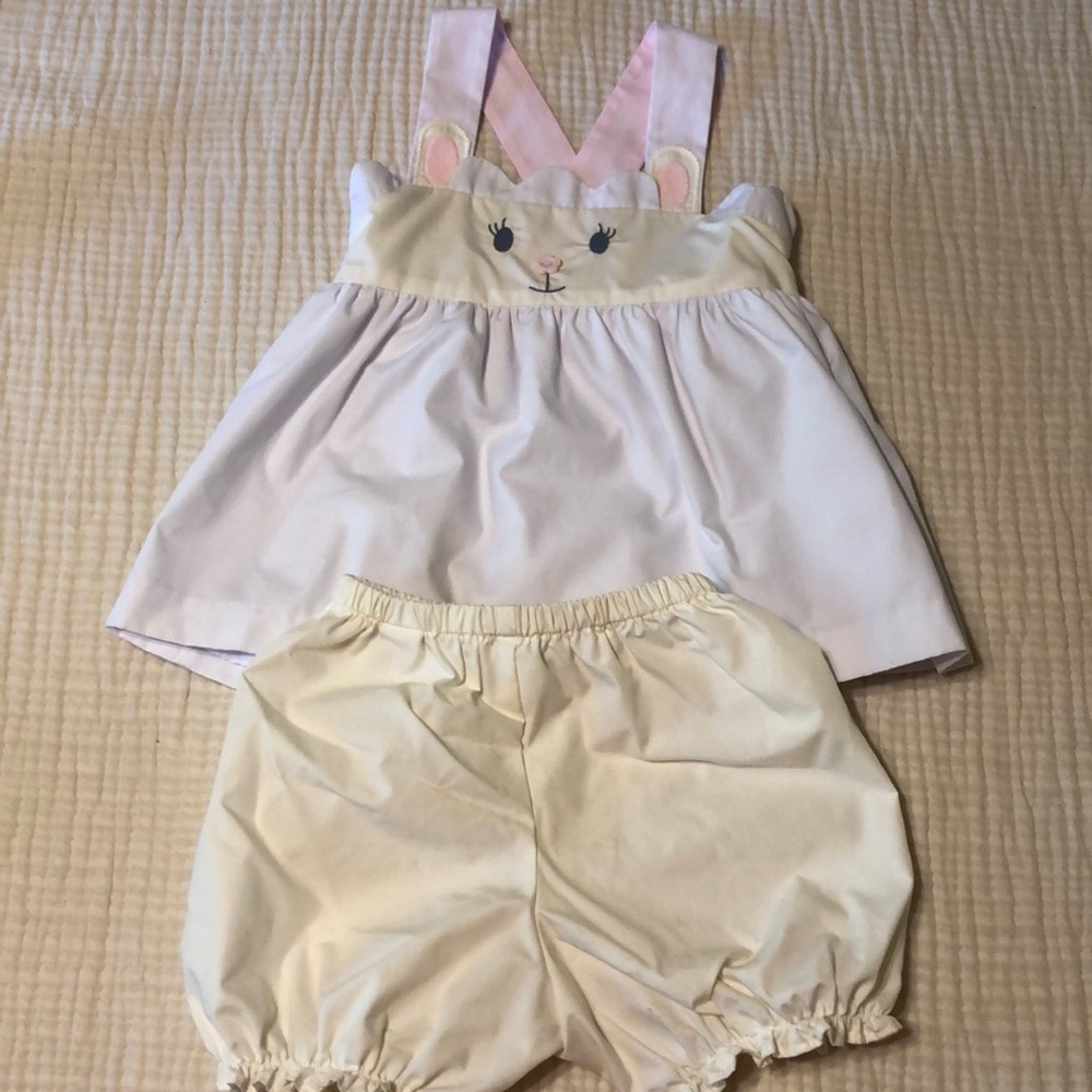 TBBC bunny or mouse cross back two piece bubble dress